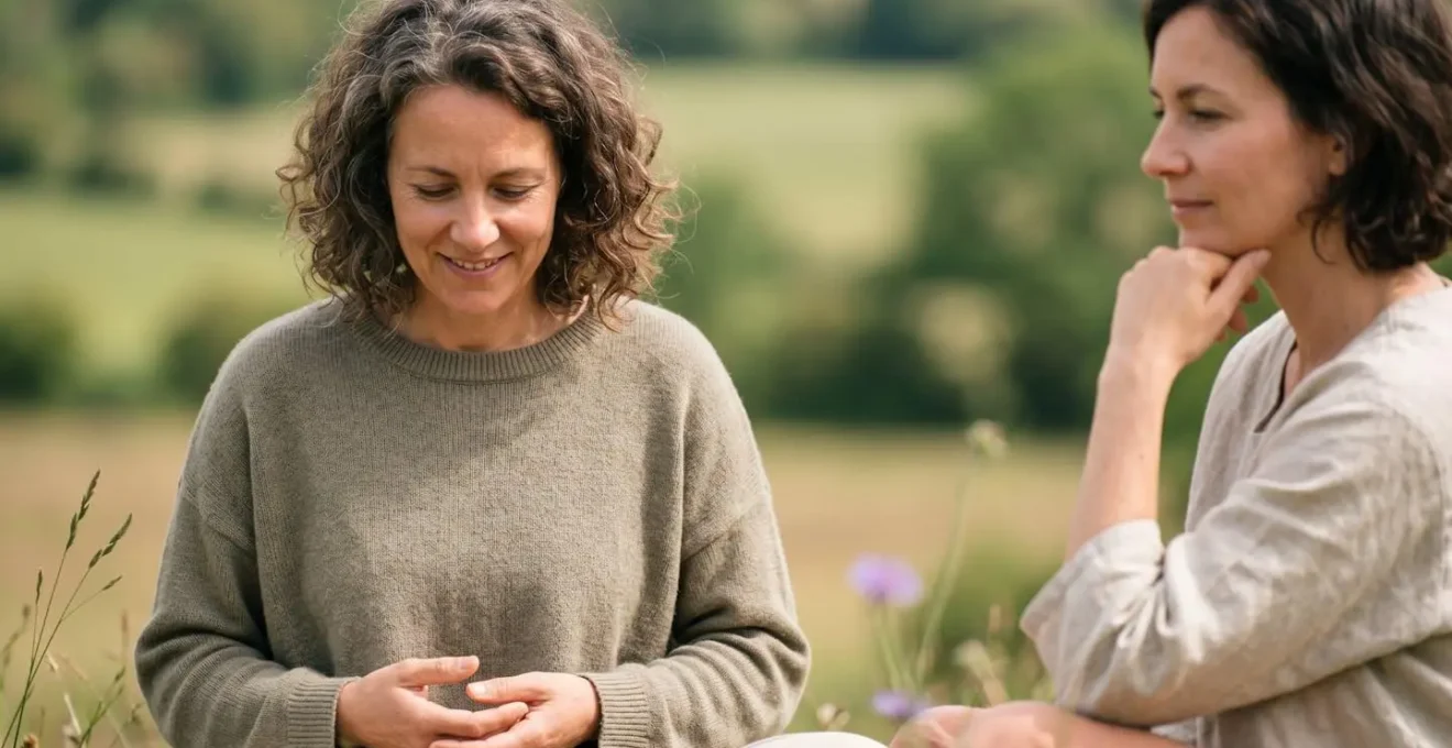 Séance de yoga en pleine nature normande pour ressourcement et prévention du burn-out