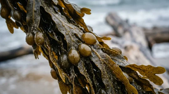 Algues brunes fraîches de Normandie riches en minéraux marins pour le rajeunissement de la peau