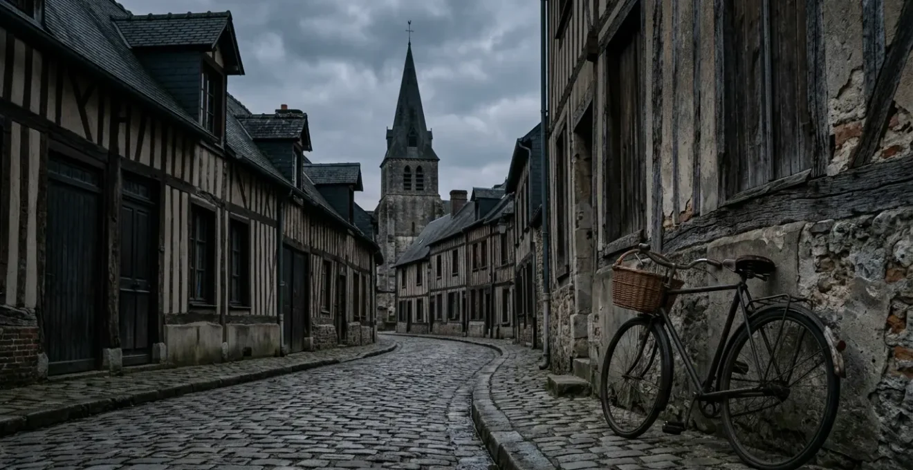 Scène de la vie quotidienne normande pendant l'Occupation allemande entre 1940 et 1944