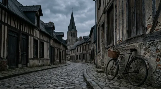 Scène de la vie quotidienne normande pendant l'Occupation allemande entre 1940 et 1944